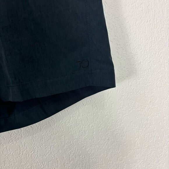 7 Diamonds Men's Aeroplane Performance Swim Trunk Shorts Navy Blue Size 36 - Picture 4 of 9